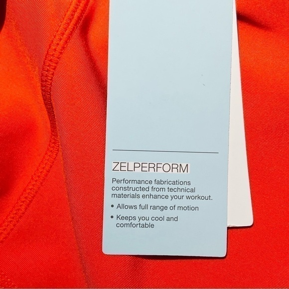 zella Red Firelight High Support Yoga and Studio Crop Leggings Size M - Picture 4 of 10